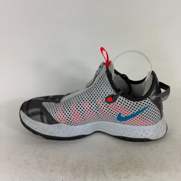 Nike PG 4 Plaid Sneakers Men's 8.5 Gray Lace-Up Low Top Running Shoes CD5079-002 - Picture 6 of 10